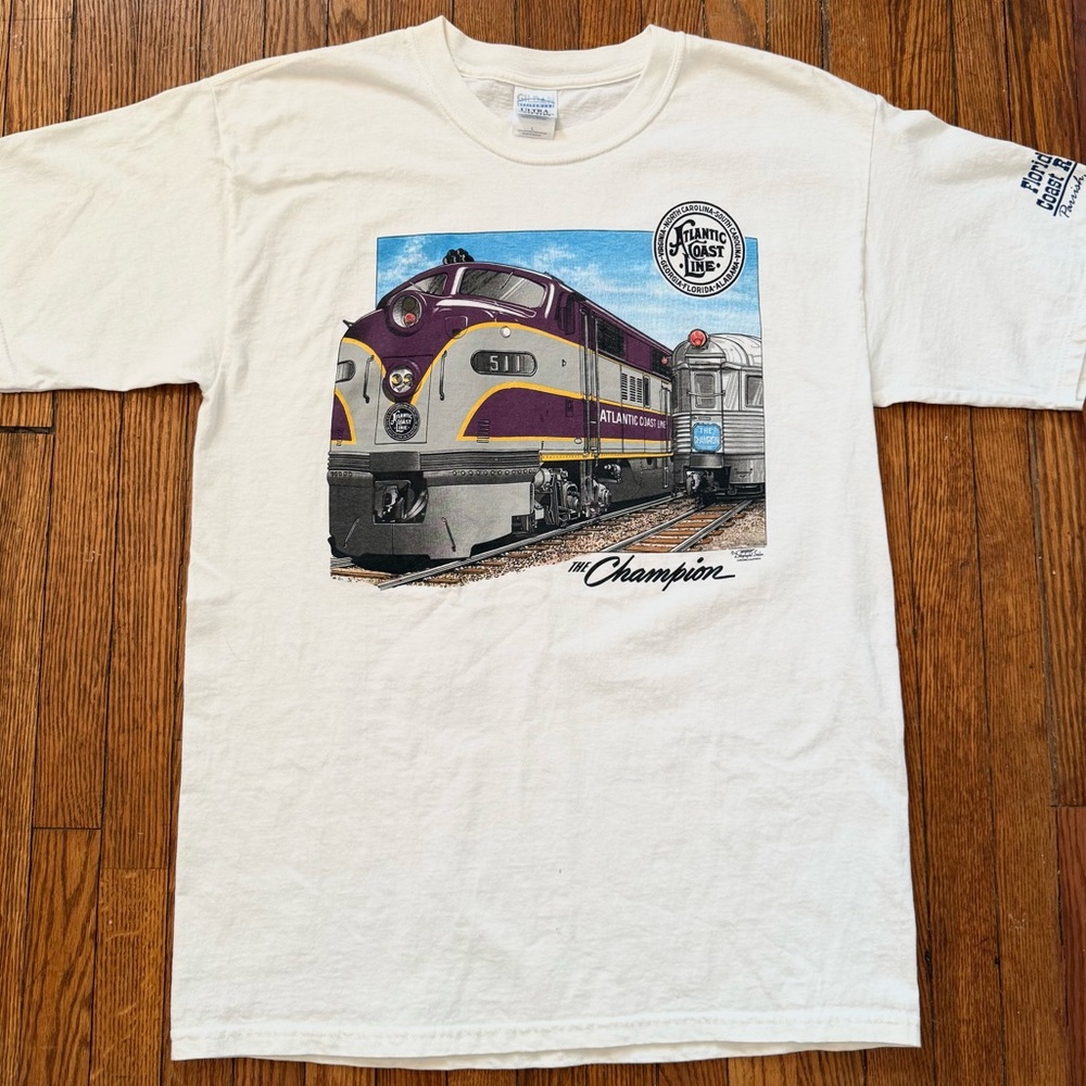 1999 Atlantic Coast Line Vintage Train T-Shirt